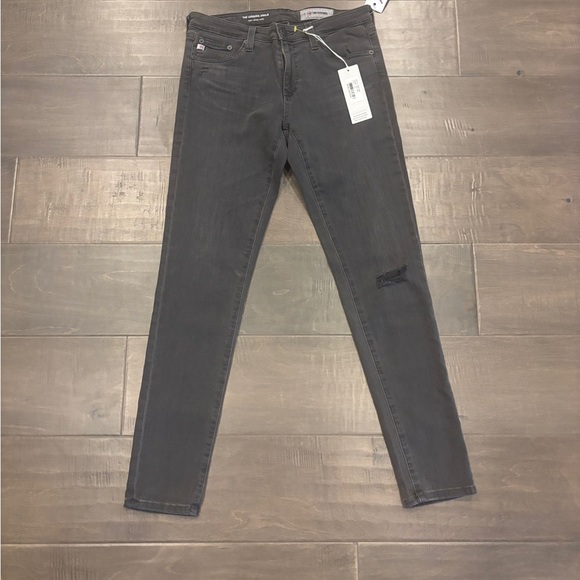 NWT AG Adriano Goldschmied Gray The Legging Ankle Super Skinny Jeans - Picture 2 of 7